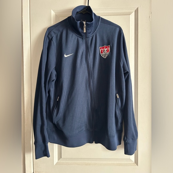 Nike Team USA Soccer Training Full Zip Track Jacket Navy Blue Men’s Size XL - Picture 1 of 4